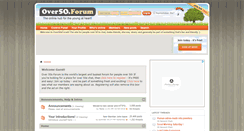 Desktop Screenshot of over50sforum.com